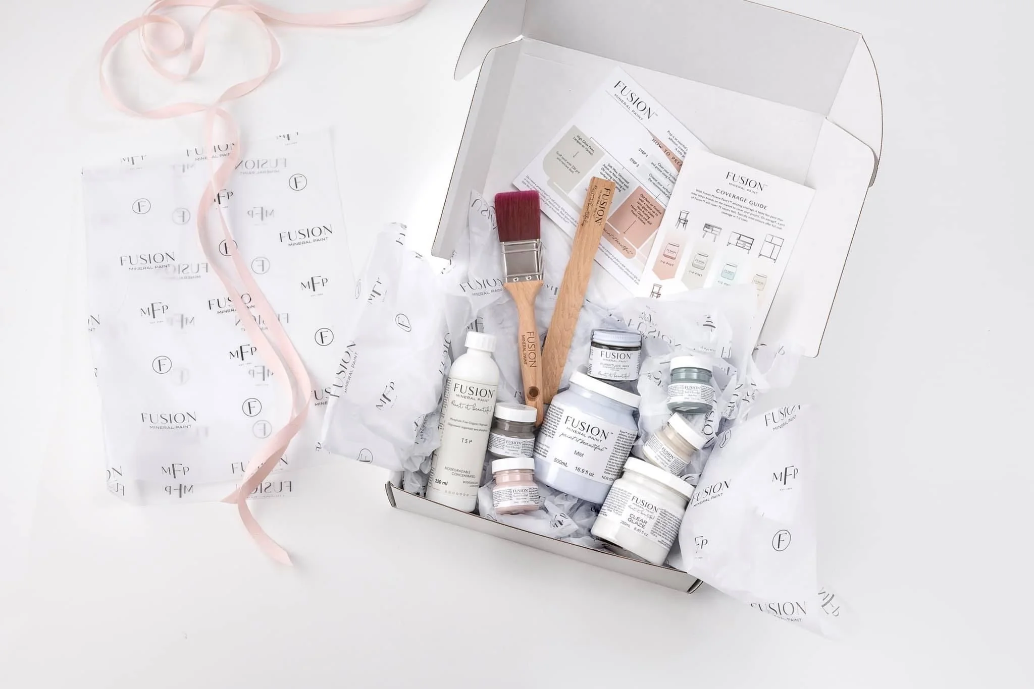 Fusion⢠Mineral Paint branded gift boxes