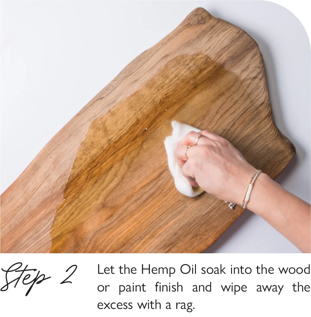 Hemp Oil Wood Finish - Food Safe - Image 3